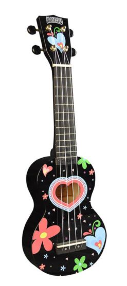 Mahalo MA1-HEbk soprāna ukulele