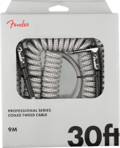 Fender Profesional Series Coiled Tweed Cable 9m