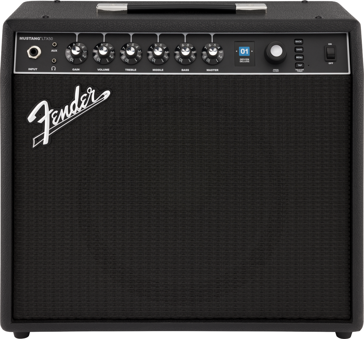 Fender Mustang LTX50 pastiprinātājs Fender Mustang LTX50 pastiprinātājs