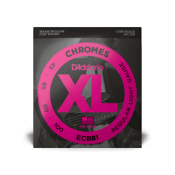 Daddario ECB81 flatwound basģitāras stīgas