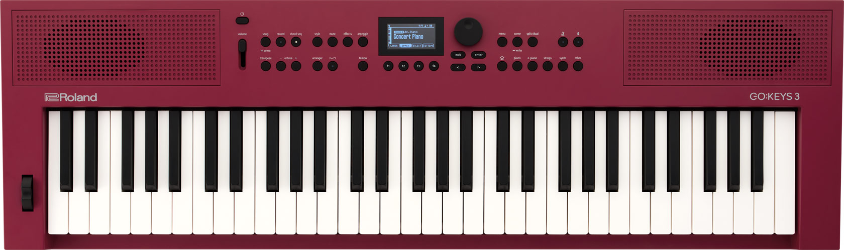 gokeys_3-rd Roland Go:Keys 3 Dark Red