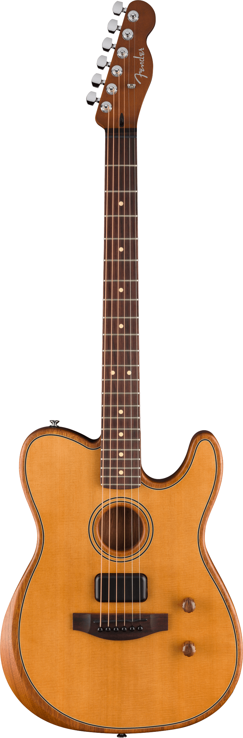 Fender Acoustasonic Standard Telecaster AGN elektroakustiskā ģitāra