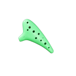 Kera Audio ABS-12SC001-Green ocarina, zaļa