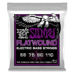 Ernie Ball 2811 Power Slinky Flatwound basģitāras stīgas