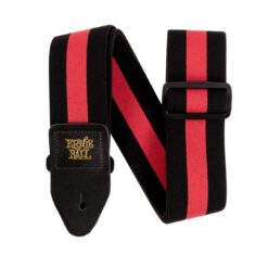 Ernie Ball Stretch Comfort Racer Red Ģitāras Siksna